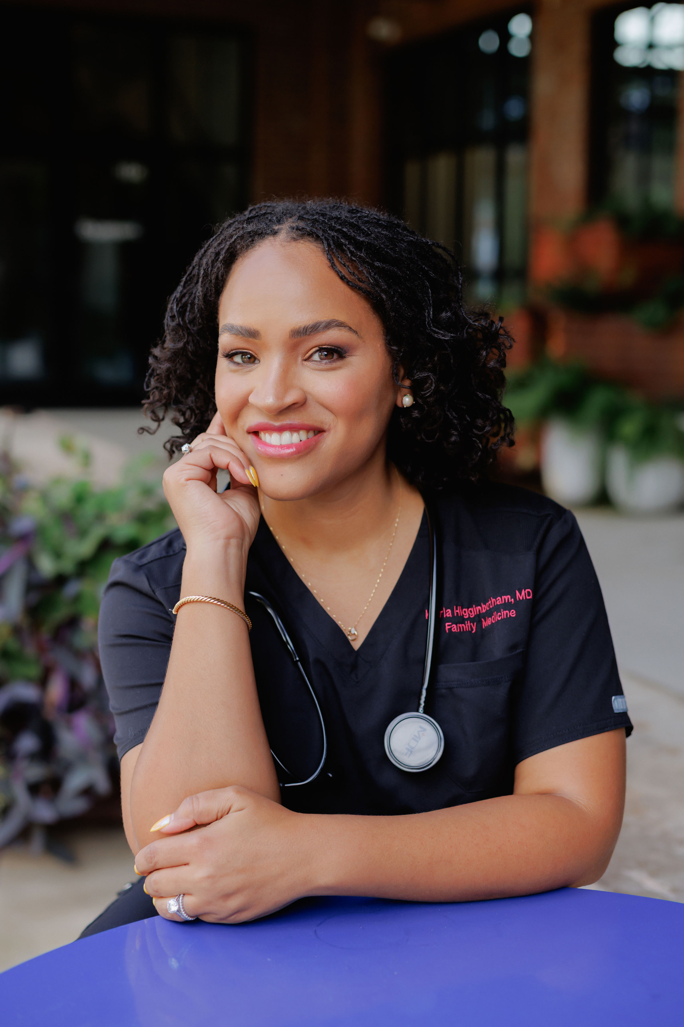 Dr. Karla teaching medical professionals